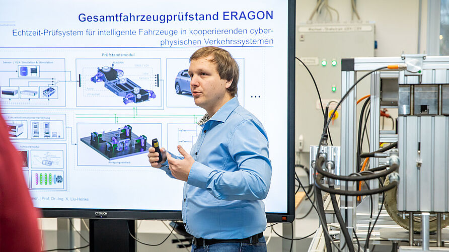 NFF-Vorstandssitzung an der Ostfalia mit Besuch des Open Mobility Labs am 23. Januar 2023.