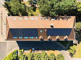 Luftbildaufnahme der Anlage Institut-Südteil