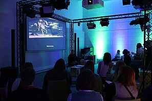 Filmvorführung im Media Lab