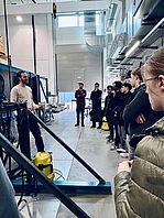 Dr André Bauknecht introduces the ISM to the students