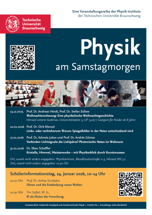 Plakat „Physik am Samstagmorgen“