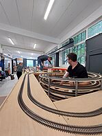 Dreh Eisenbahnlehranlage