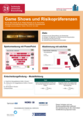 Poster vom Tag der Lehre: [Game Shows und Risikopräferenzen]