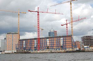 Hamburg Opera under construction