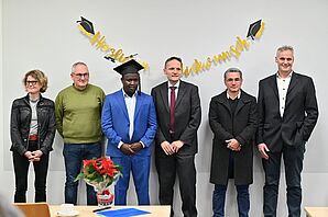 Pius mit dem Prüfungskonsortium