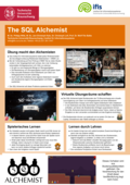 Poster vom Tag der Lehre: [The SQL Alchemist]