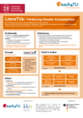 Poster vom Tag der Lehre: [LiteraTUs: Förderung literaler Kompetenzen]