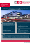 hiwi ausschreibung marketing Mai 2019
