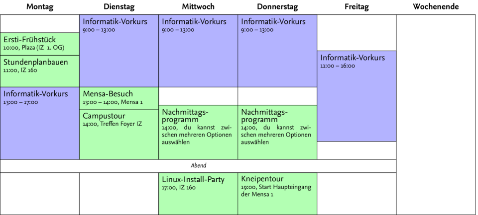 Stundenplan