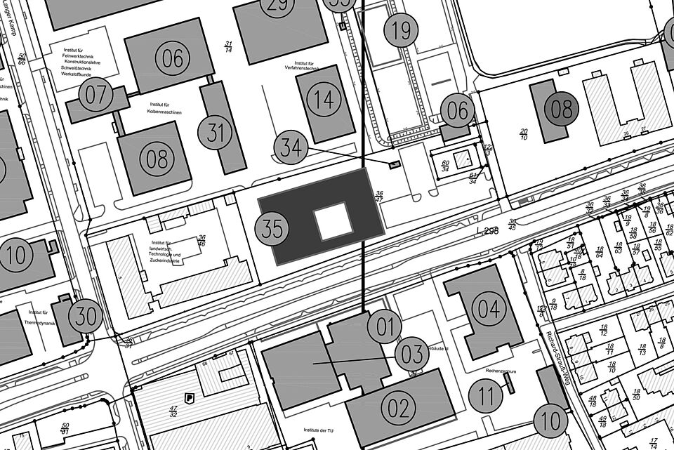 Lageplan Gebäude 3335