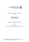 [Translate to English:] Besonderer Teil der Prüfungsordnung Master Elektrotechnik