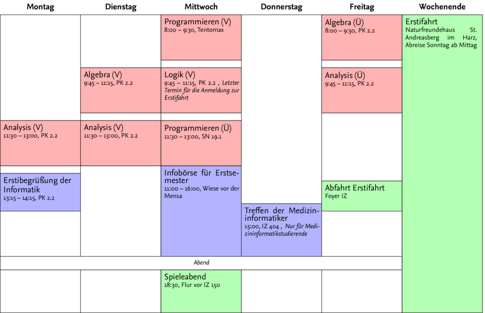 Stundenplan