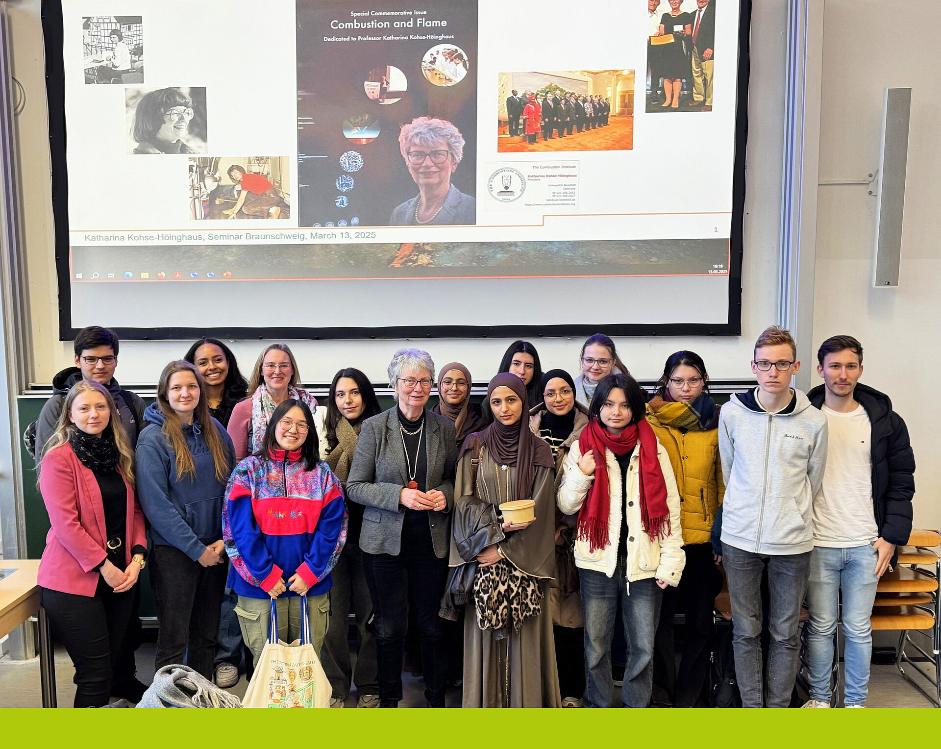 The participants of the changING research club with Prof. Dr. Kohse-Höinghaus