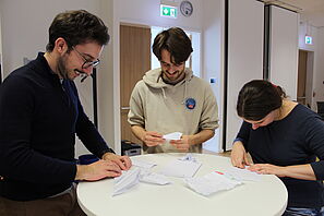 Vorbereitungen für Flugversuche