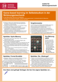 Poster vom Tag der Lehre: [Game-based learning im Selbststudium in der Strömungsmechanik]