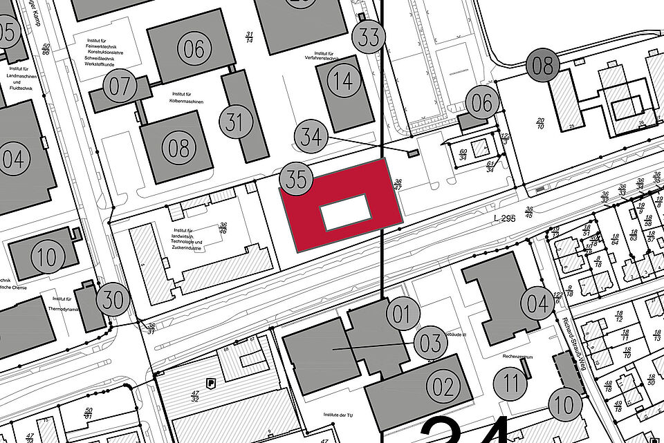 Lageplan Gebäude 3335