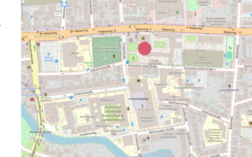 Anfahrt zum Studienservice-Center