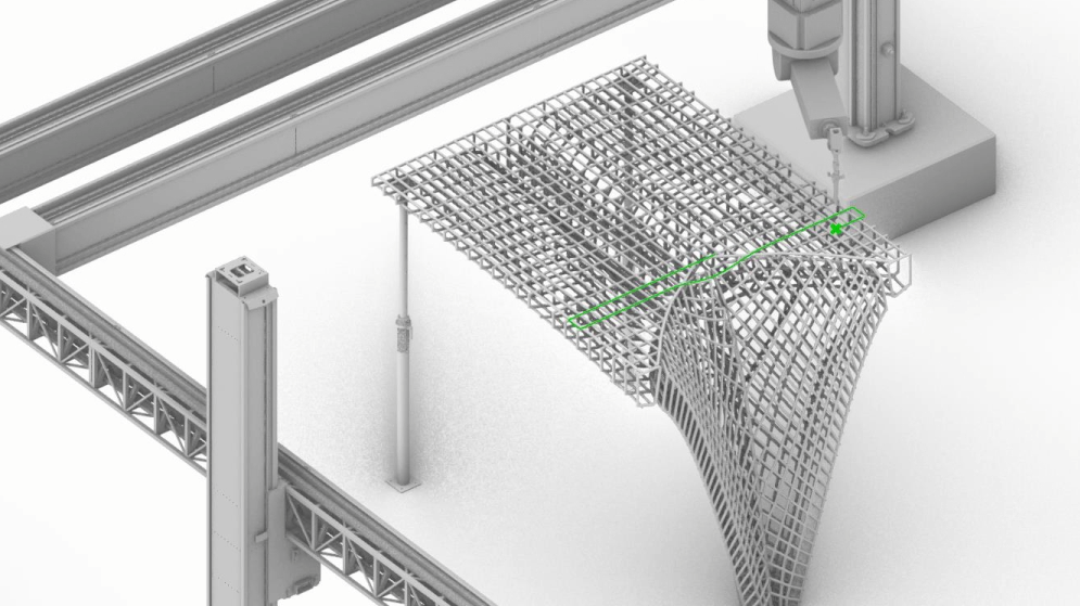 Pathplaning Example of Shotcreting Process