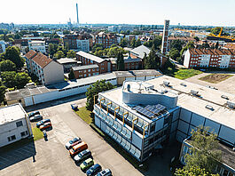 Luftbildaufnahme der Anlage IWF Langer Kamp