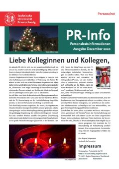 Titelblatt PR-Info Dezember 2020