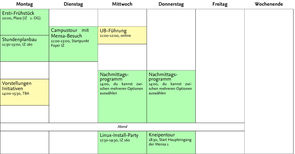 Stundenplan
