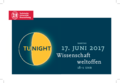 Programmheft der TU-Night 2017
