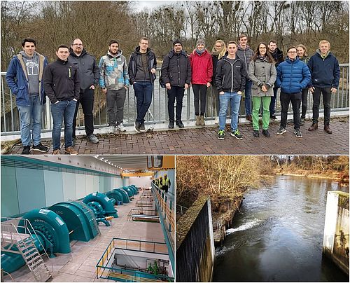 Wasserbau-Exkursion Januar 2020