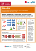 Poster vom Tag der Lehre: [MAppBS - Mittelalter-App für Braunschweig. LiteraToUrin der Stadt]