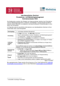 Ankündigung Interdisz. Seminar