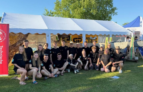 Team am Regattawochenende (Betonkanu)