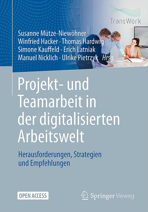 Buchcover Projekt- und Teamarbeit in der digitalisierten Arbeitswelt