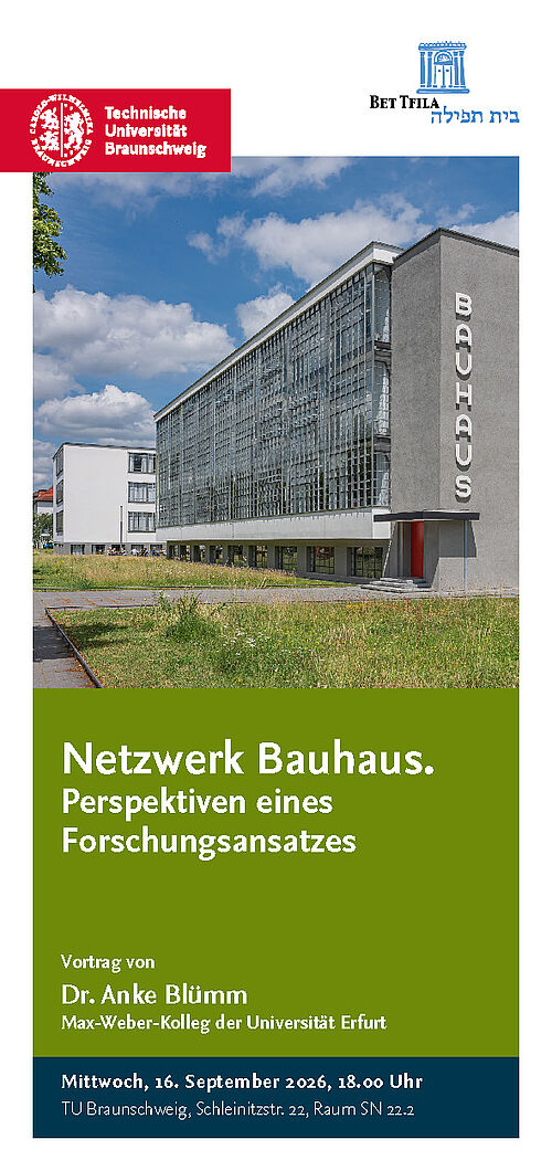 Netzwerk Bauhaus. Gastvortrag Bet Tfila.