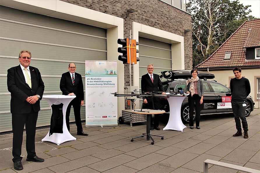 Gruppenfoto Halbzeit-Event