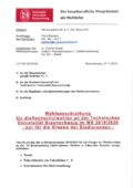 Wahlausschreibung Veroeffentlichung