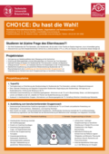 Poster vom Tag der Lehre: [CHO1CE: Du hast die Wahl!]