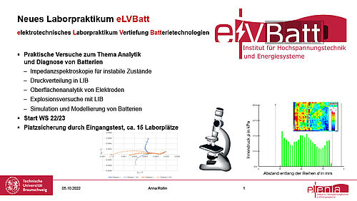 Elektrotechnisches Laborpraktikum Vertiefung Batterietechnik