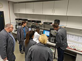 Demonstration der Prüfgeometrie