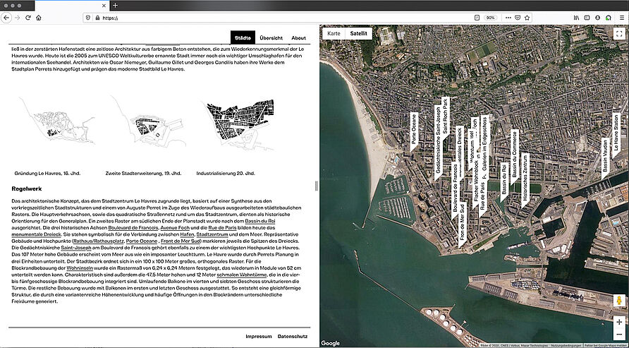 Pilotprojekt der LUH zur Nutzung von Google Maps im Architekturstudium