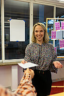 Foto zu dekorativem Zweck: Wissenskiosk im TU Altgebäude