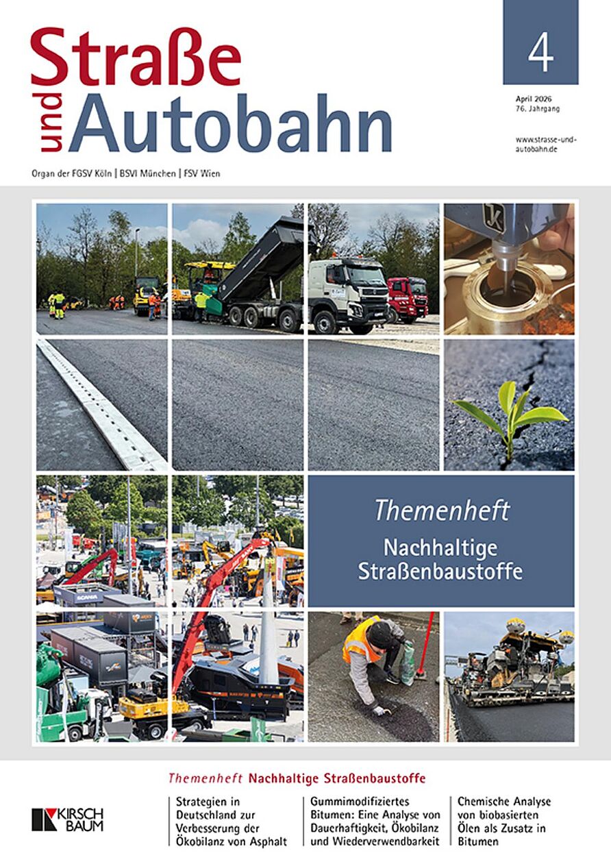 Coverbild Zeitschrift Straße und Autobahn
