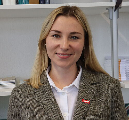 Portraitfoto von Dr. Anastasiia Splodytel