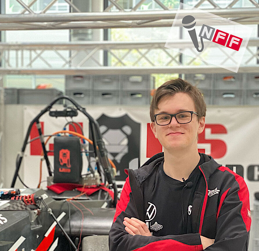 Markus Rauch vom Lions Racing Team im NFF-Technikum