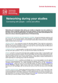 Networking during your studies