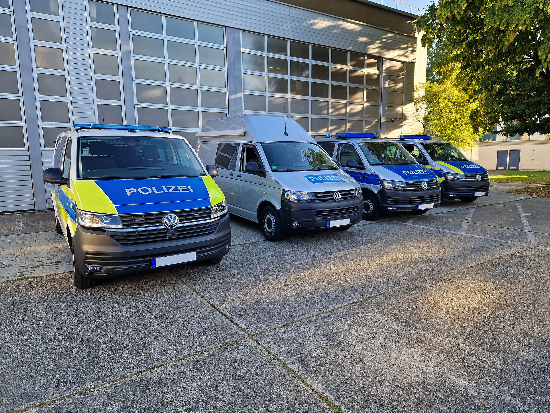 Polizeifahrzeuge