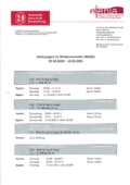 LehrVeranstaltungen WS20-21