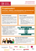 Poster vom Tag der Lehre: [Projektmodul I innovativ, effektiv, interdisziplinär, berufsrelevant]