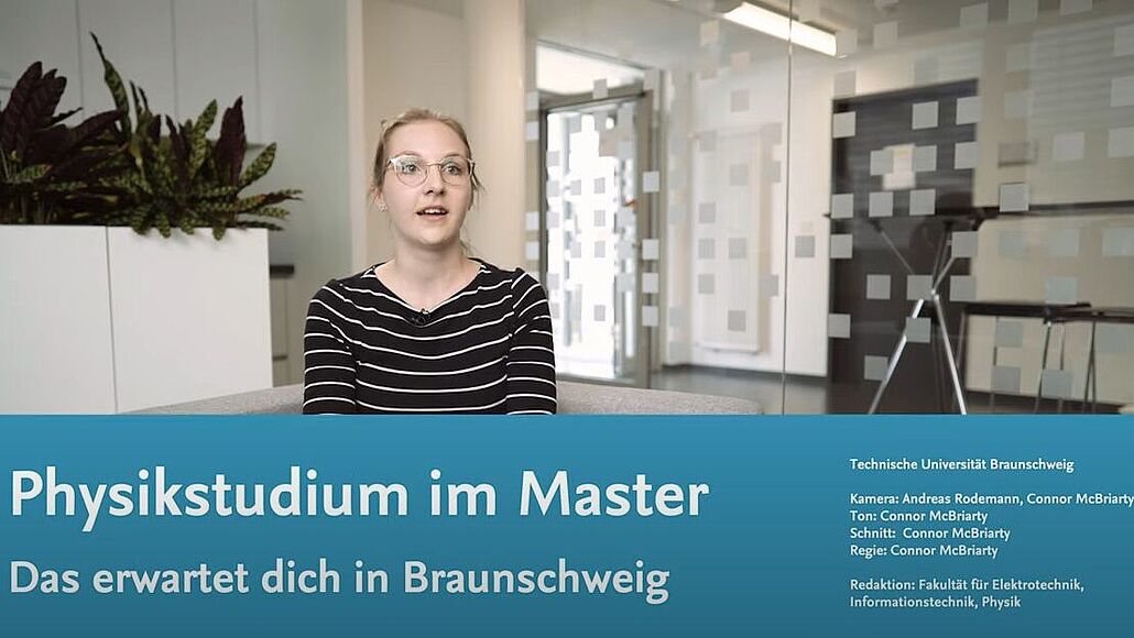 Interview-Video über das Master-Studium Physik