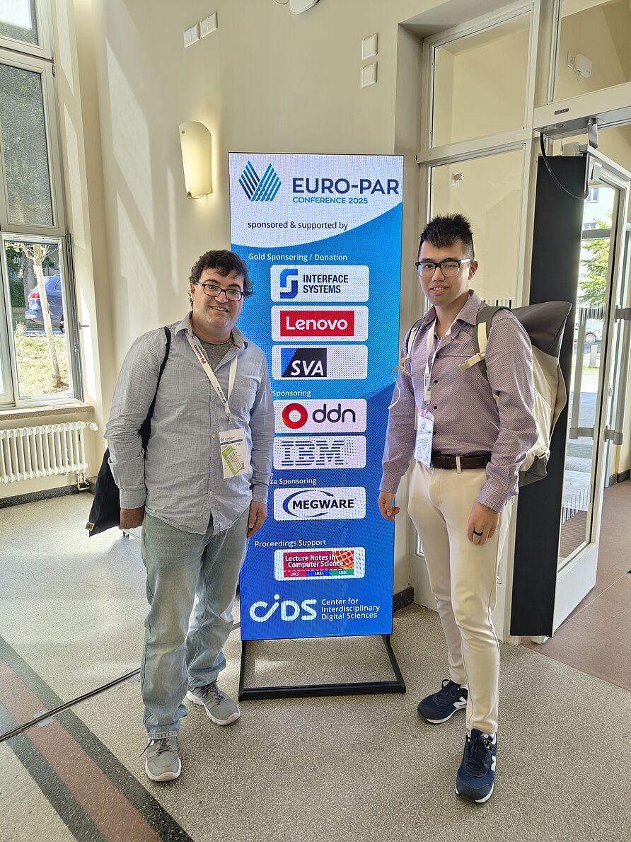 Guillermo Payá Vayá und Gia Bao Thieu auf der Euro-Par 2025 in Dresden