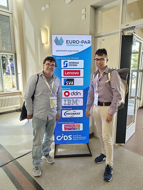 Guillermo Payá Vayá und Gia Bao Thieu auf der Euro-Par 2025 in Dresden