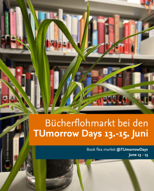 Bücherflohmarkt bei den TUmorrow Days 2023